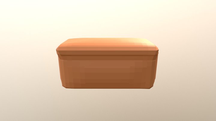 A Loaf Of Bread 3D Model