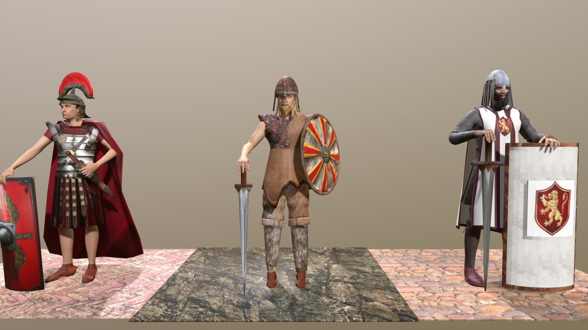 Soldato-medievale-romano-barbaro