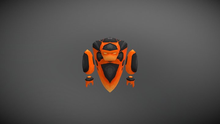 Fire Elemental 3D Model