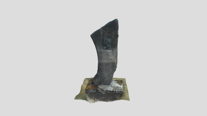 Minnessten Wilhelm Peterson-Berger 3D Model