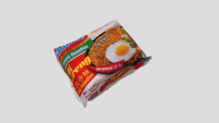 Indomie Fried Noodle RealityScan 3D Model
