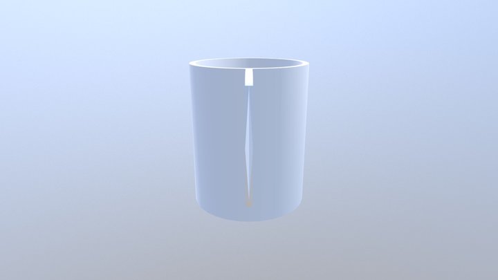 Sqaure Cup 3D Model