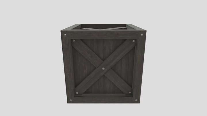 Crate 3D Model