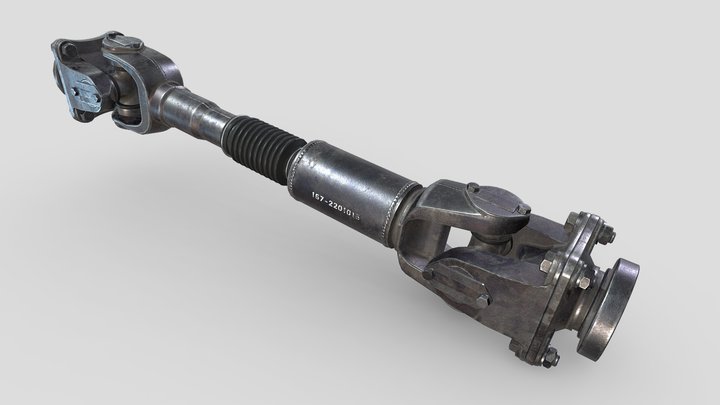 3D model ZIL-157_Rear Axle Driveshaft. 3D Model