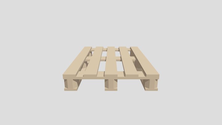 Pallet - Low polly 3D Model