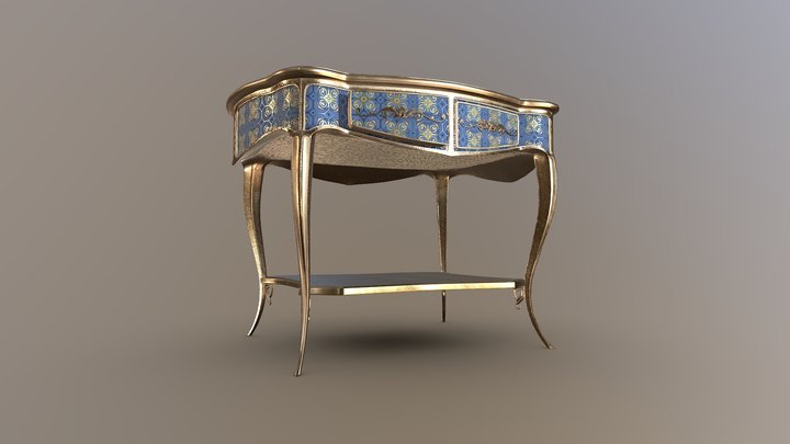 Table 3d model (game ready), a Furniture 3D Model by Snji | 3D Models (Thumbnail 4 of 19)