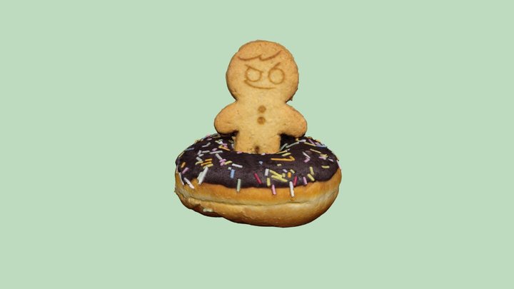 ginger_brave donut 3D Model