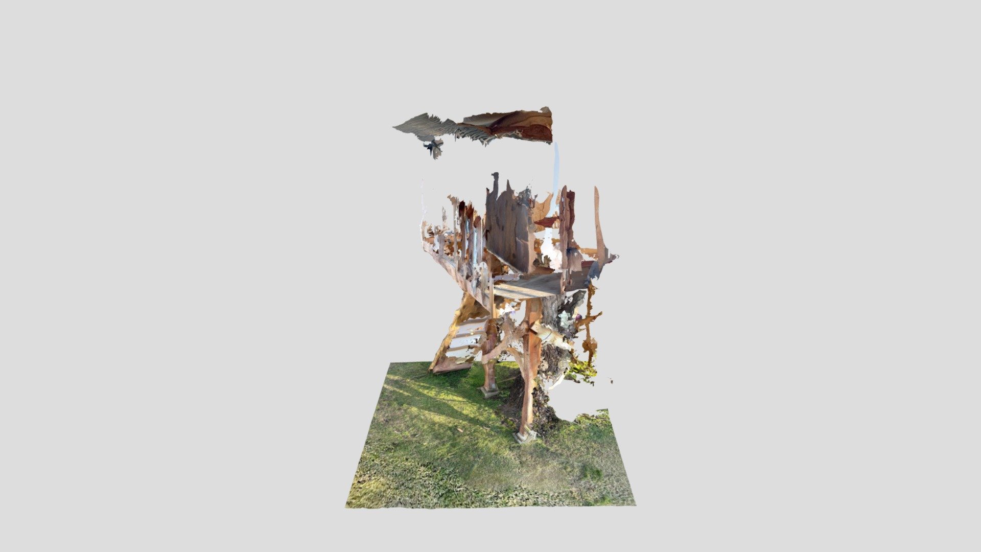 New tree house “stairs”