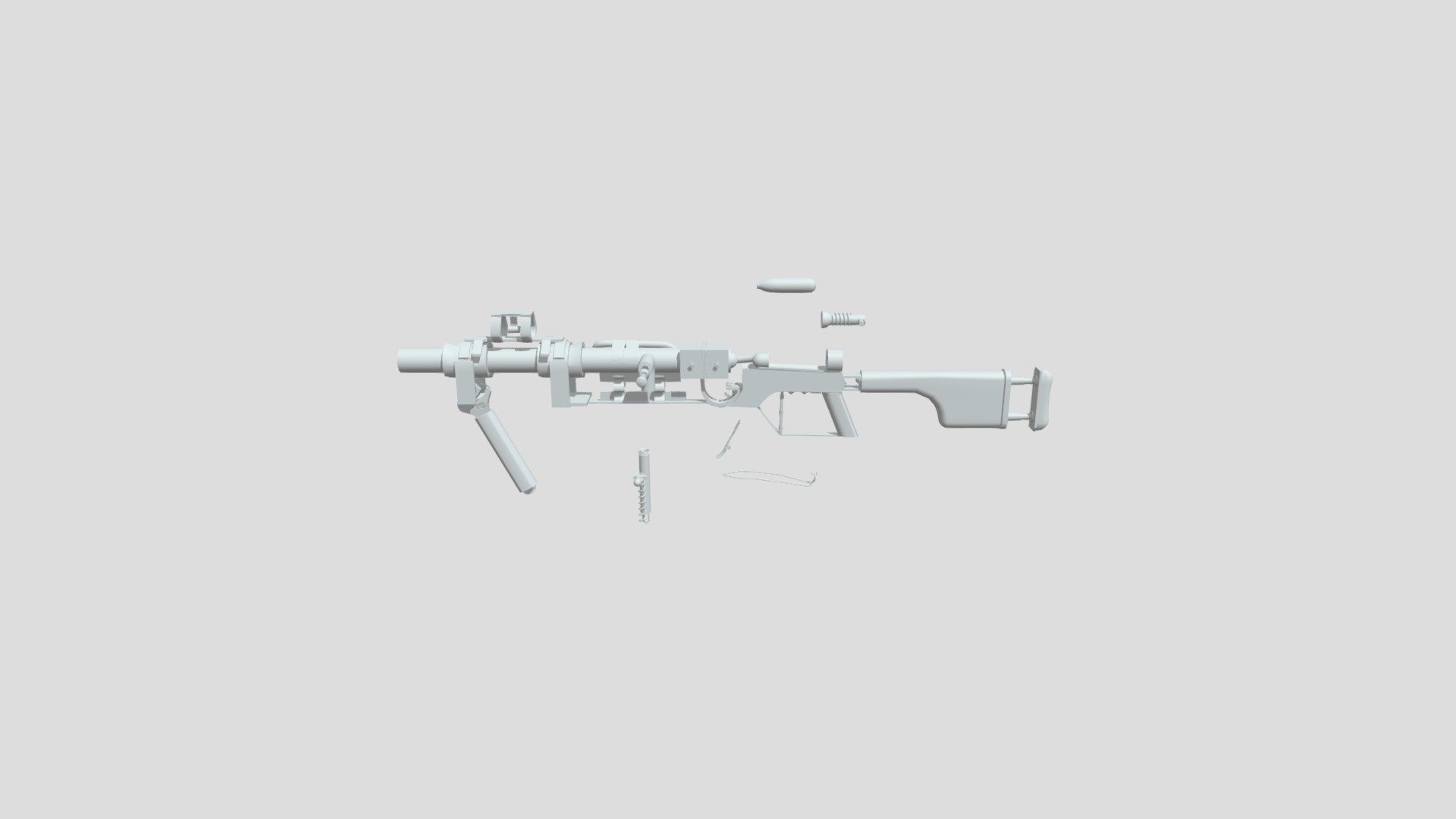 Homemade rifle on bolon CO2 - 3D model by zelmaht [349ae4e] - Sketchfab