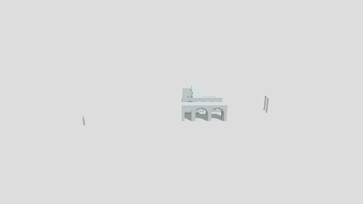 BOUTIQUE FRONT DESK 3D Model