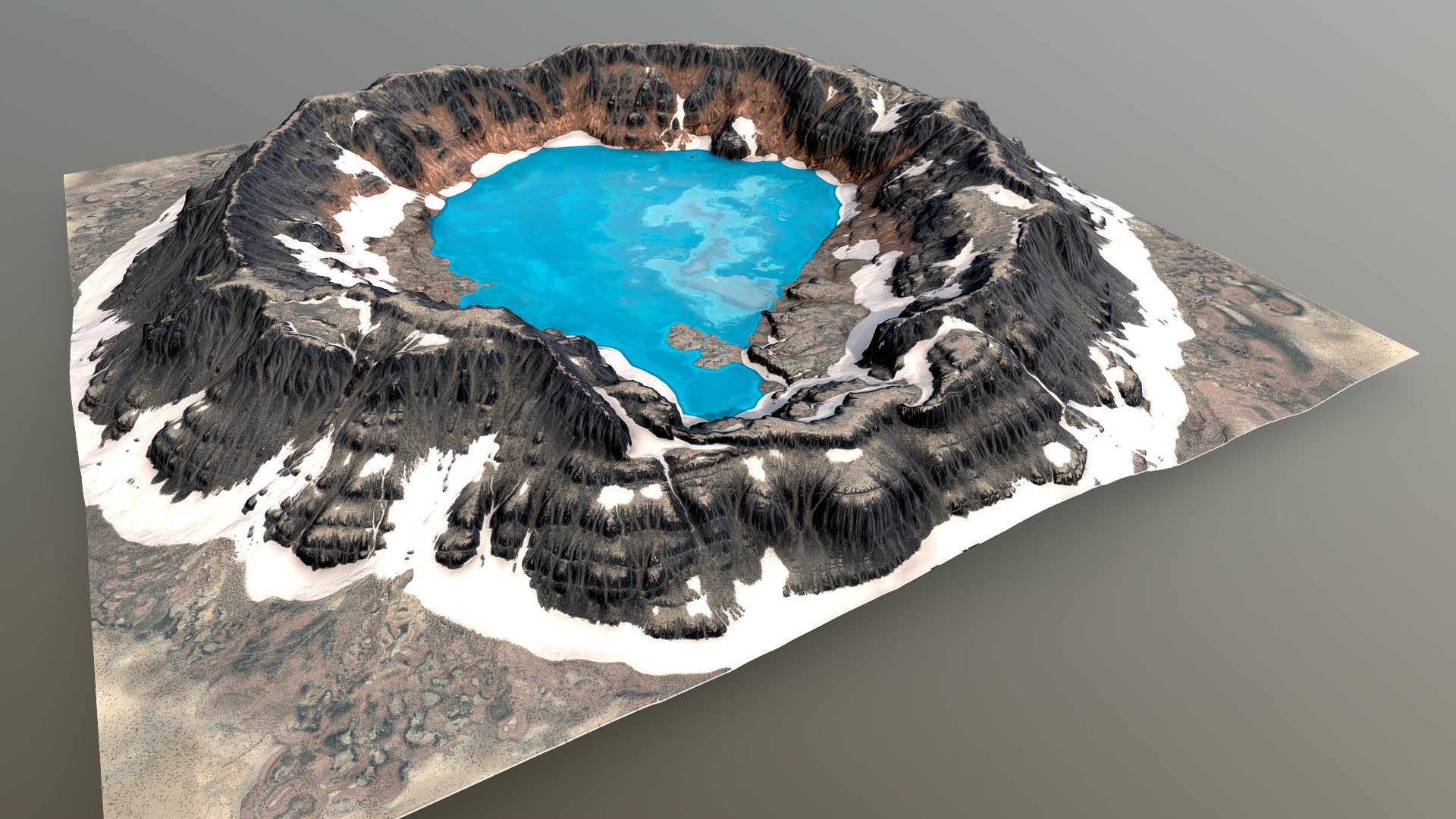 Crater Lake Terrain