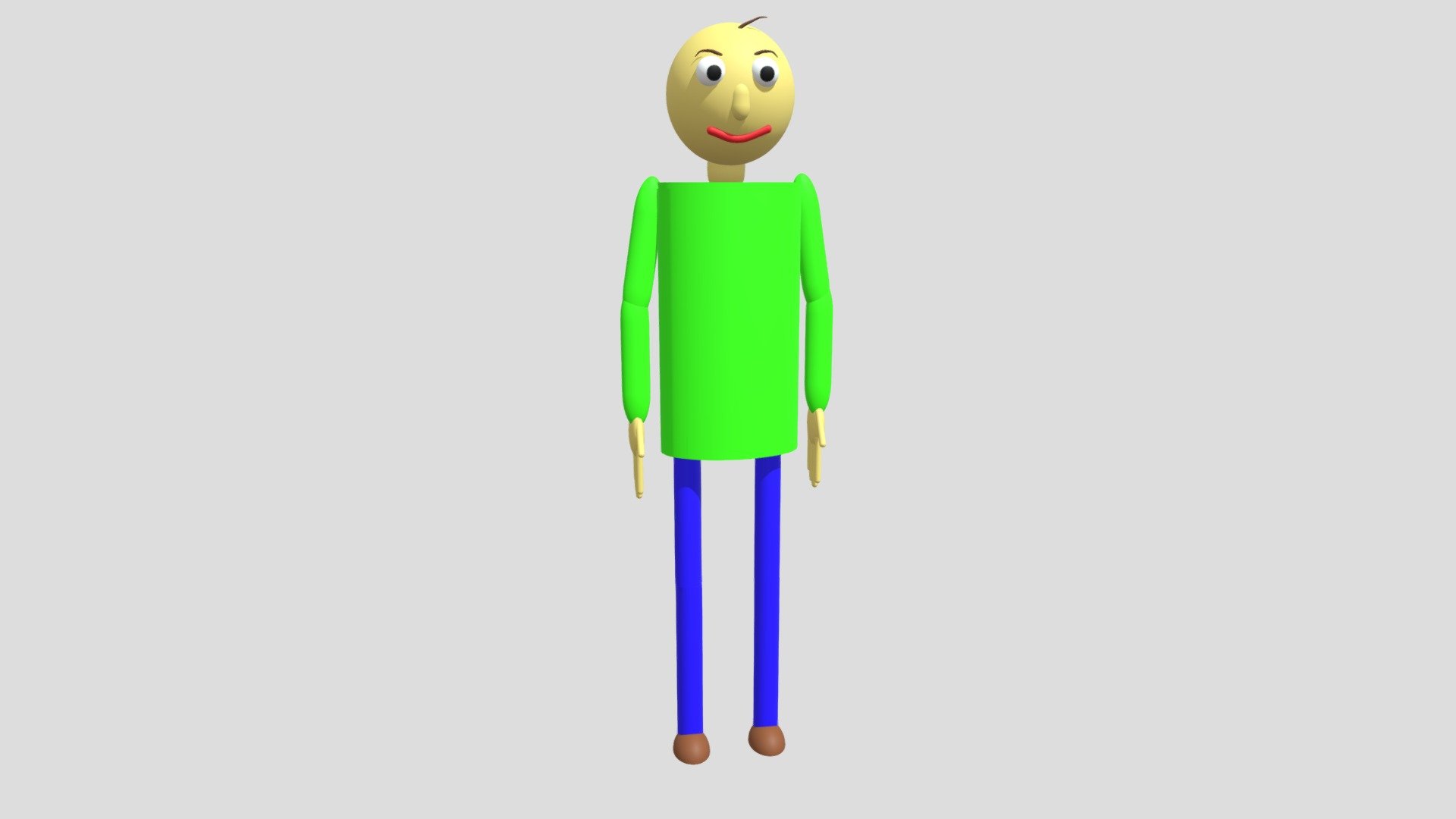 Baldi - Download Free 3d Model By Justplanelogan [349c1f5] - Sketchfab