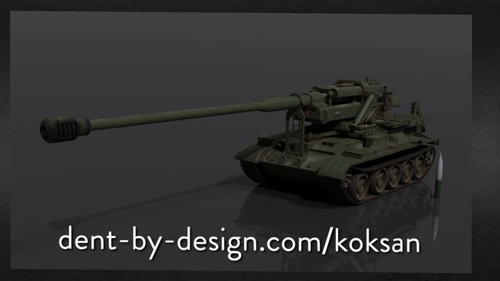 M-1978 Koksan "Chuch’e p’o" 3D Model