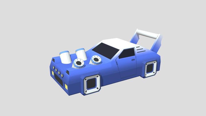 Unusual Car N1 3D Model