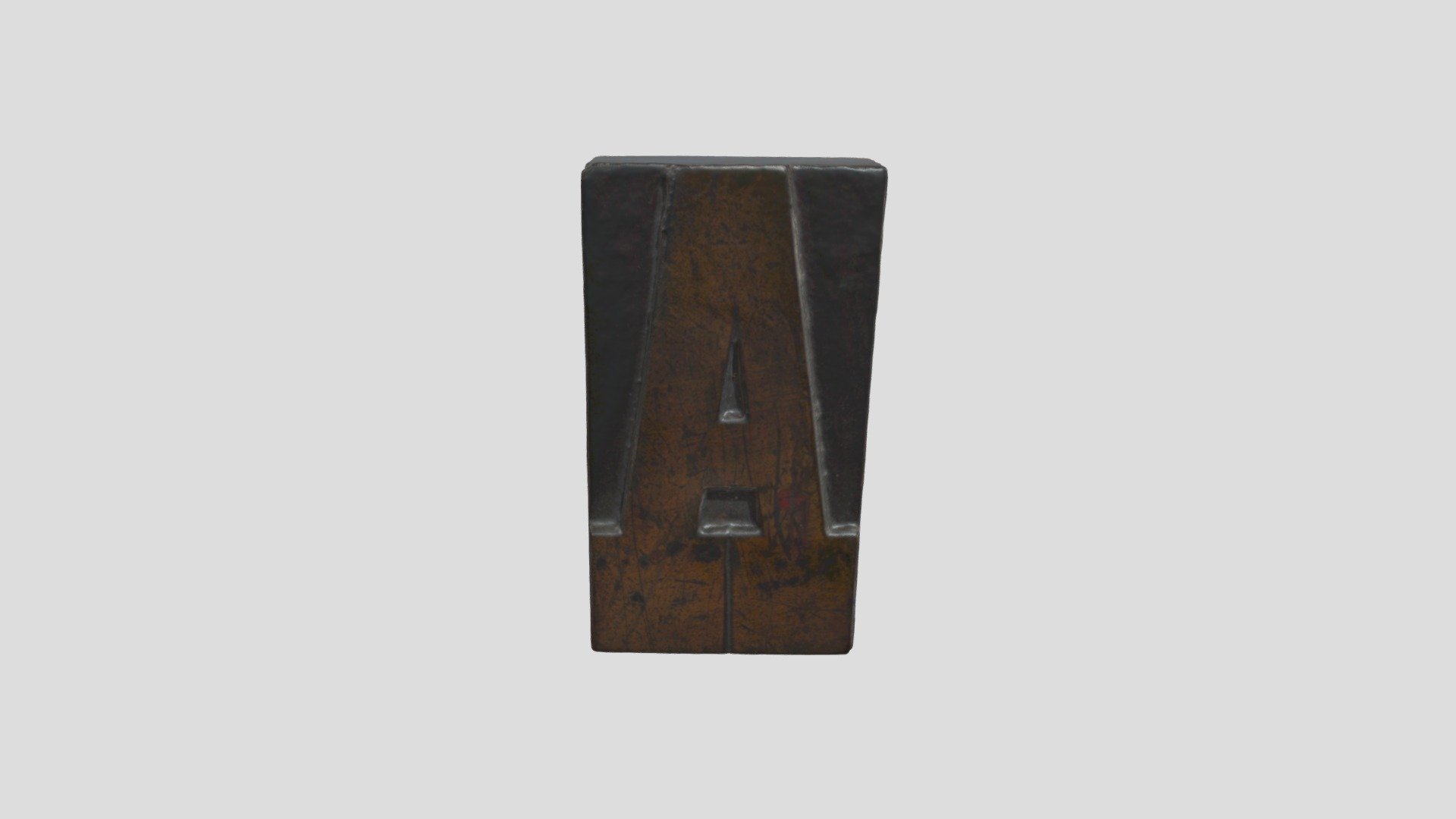 Letterpress Woodtype Letter A