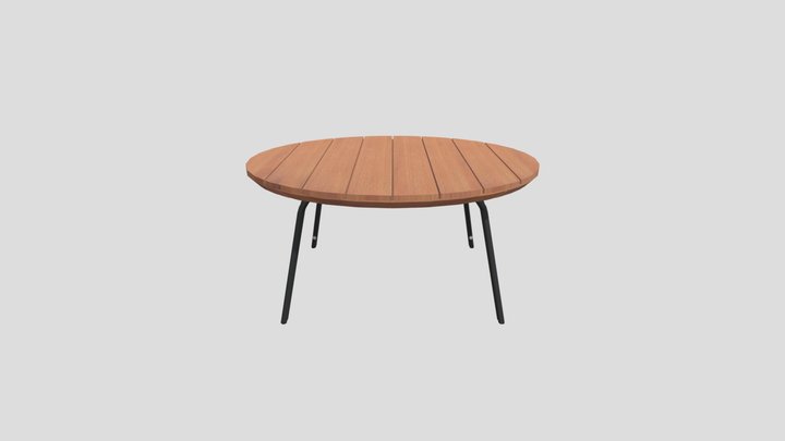 TAKASHO イハナ　ラウンドテーブル800 3D Model