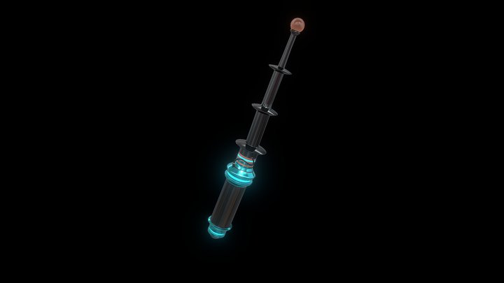Cuchillo Sci-fi/Sci-fi Knife 3D Model