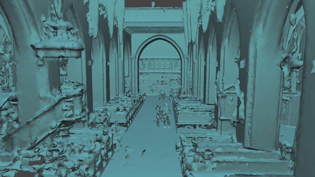 Wrocław Cathedral - 3DMP Raven scan