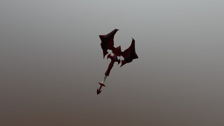 Dragon Battle Axe (From Runescape 3) 3D Model