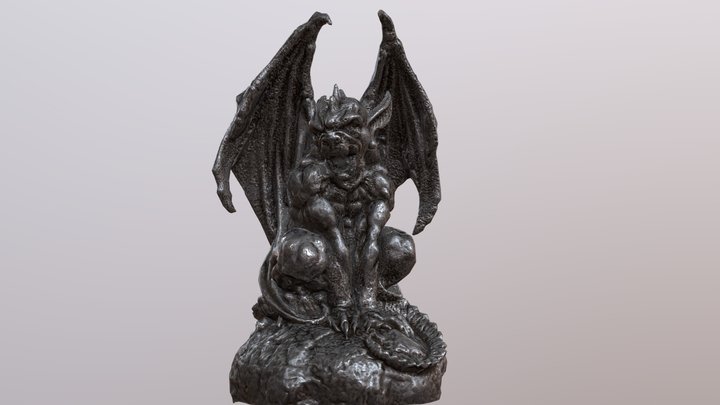 Gargoyle Statue (Photogrammetry) 3D Model