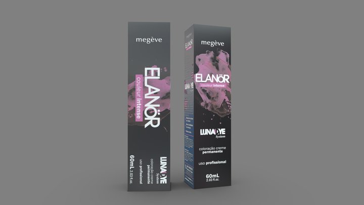 Megève - Elanör - Professional Hair Color System 3D Model