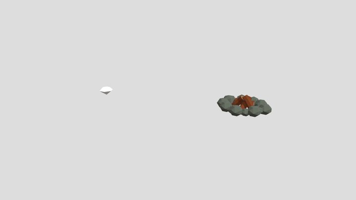 Camp Fire 3D Model