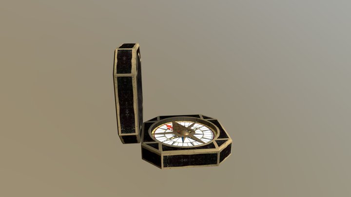 Old Compass 3D Model