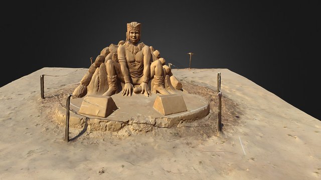 sand sculpture 3D Model