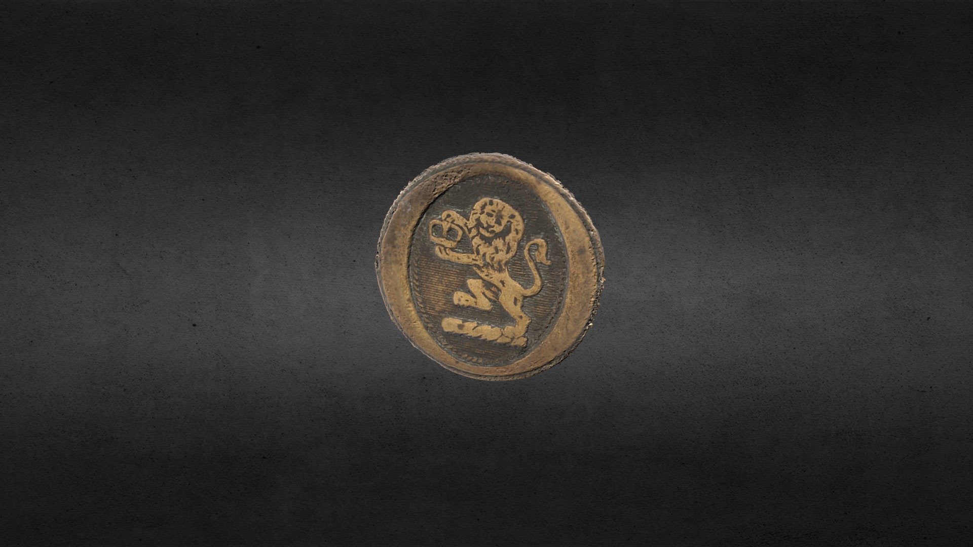 Button from the wreck of the Henry Addington - 3D model by Maritime ...