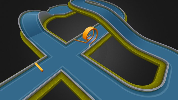 Minigolf Graphics Pack Example 3D Model