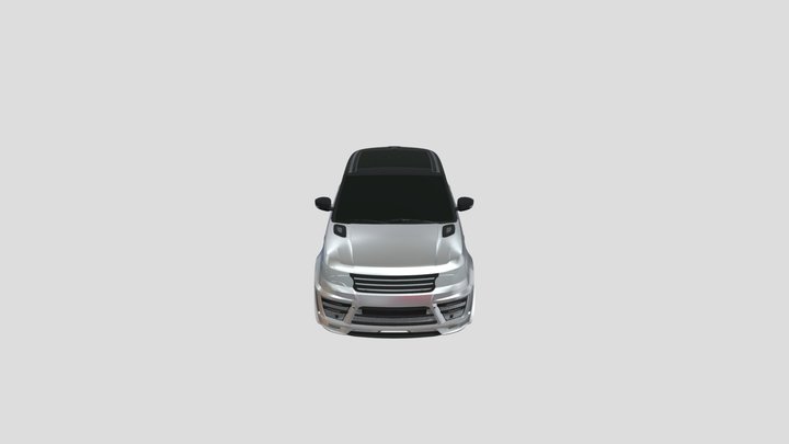 2016 Land Rover Range Rover Sport. 3D Model