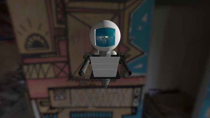 Sentry Bot 3D Model