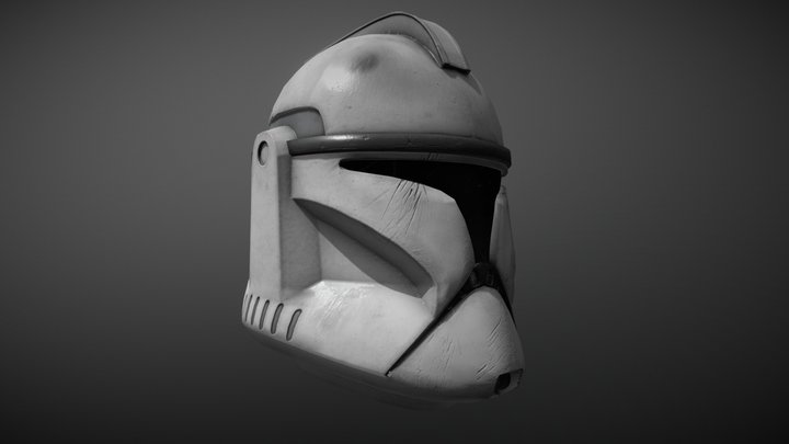 Clone Helmet Phase 1 3D Model