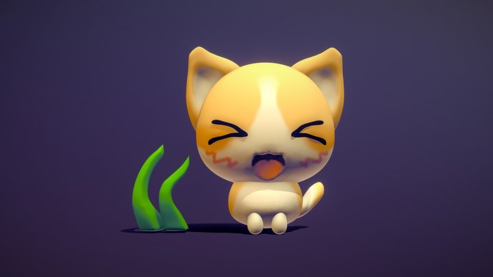 Cute Cat 20 May 3D Model