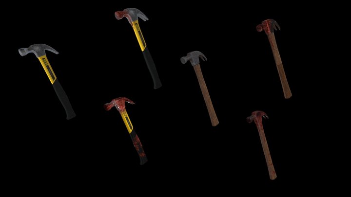 Hammer Weapon Collection 3D Model
