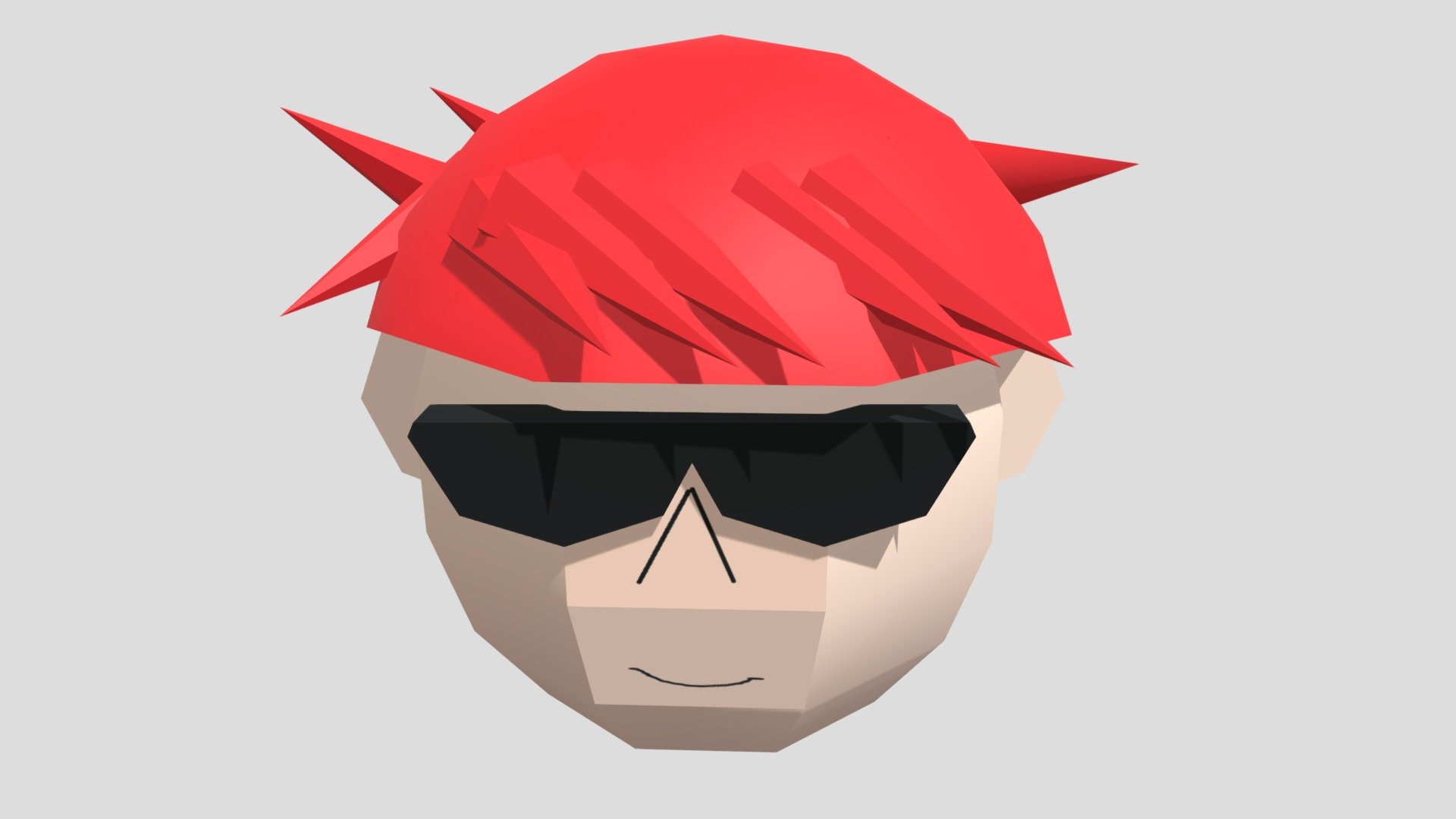 Redman head - Download Free 3D model by Secret The Robot (@3Dbuilder ...