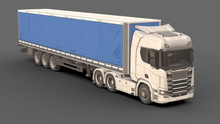 Scania Truck 3D Model