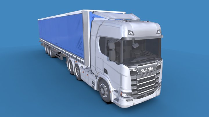 Scania Truck 3D Model