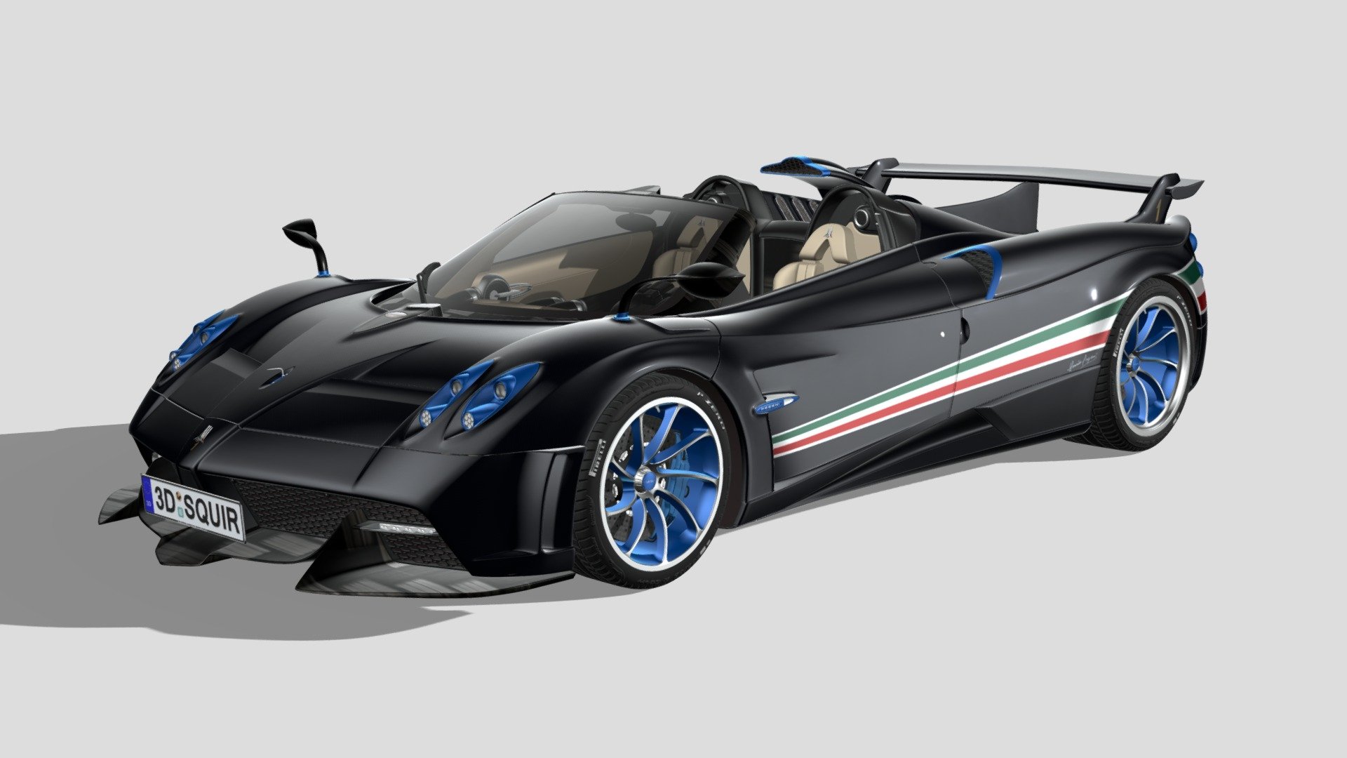 Pagani huayra tricolore