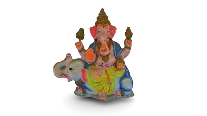 Festival Ganesha 3D Model