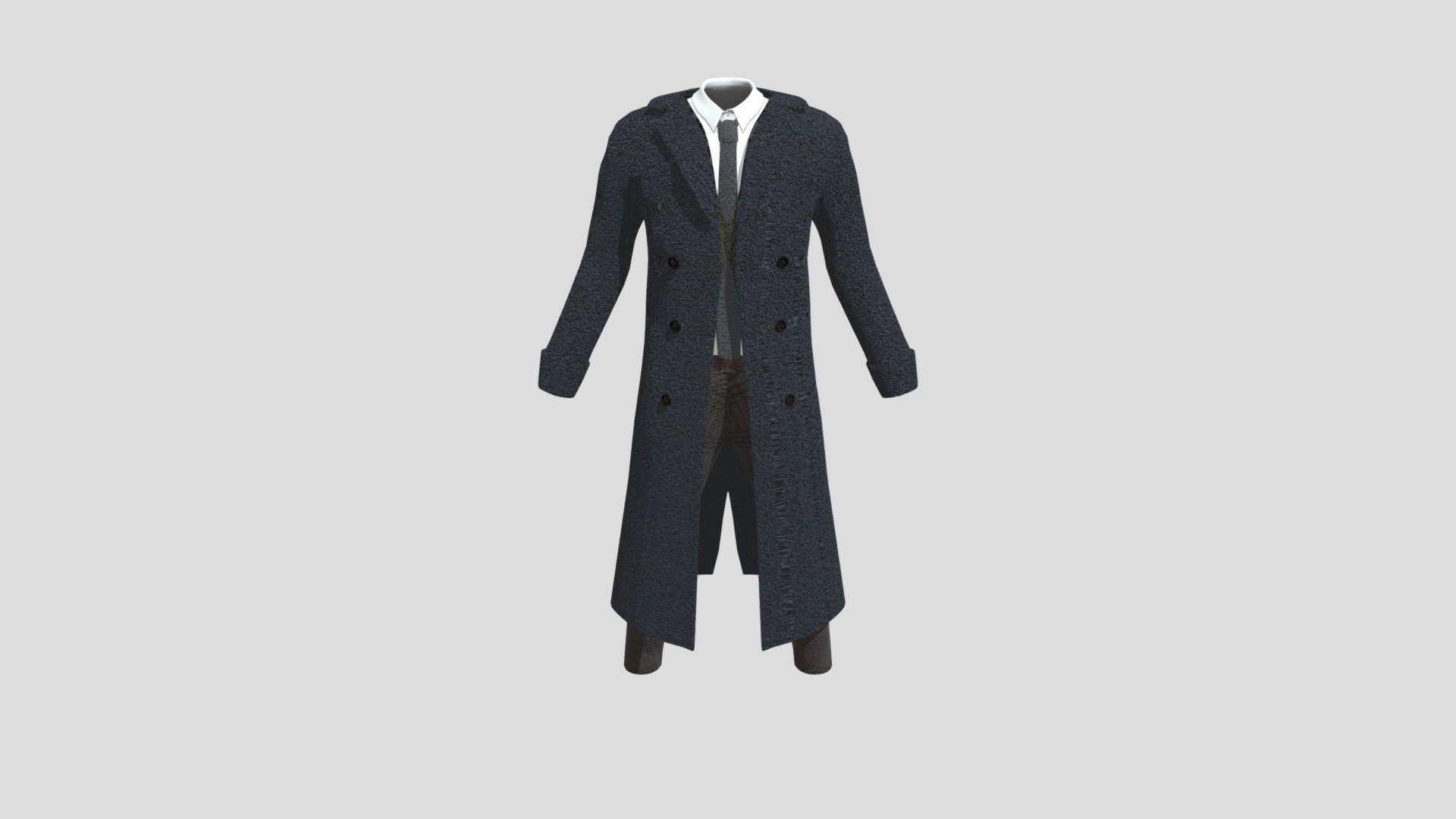 14th Doctor Coat with under garments - 3D model by Evi-Demokin [34ab7b8 ...