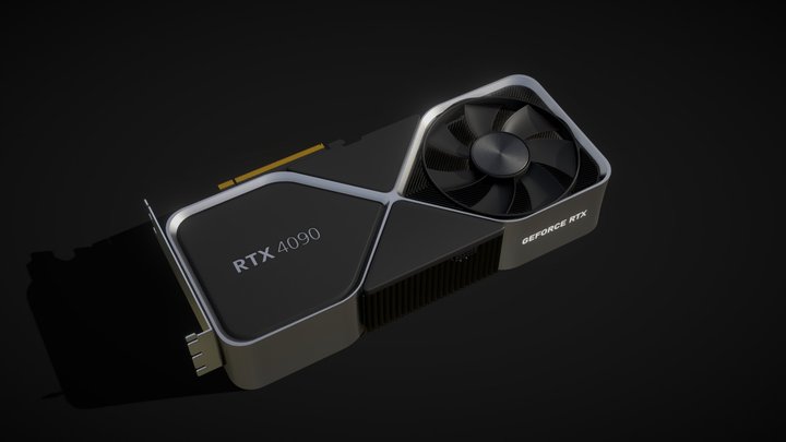 Nvidia GeForce RTX 4090 3D Model
