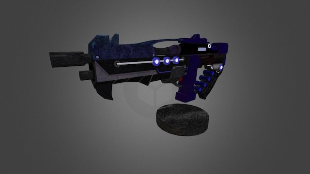Machine Gun 3D Model