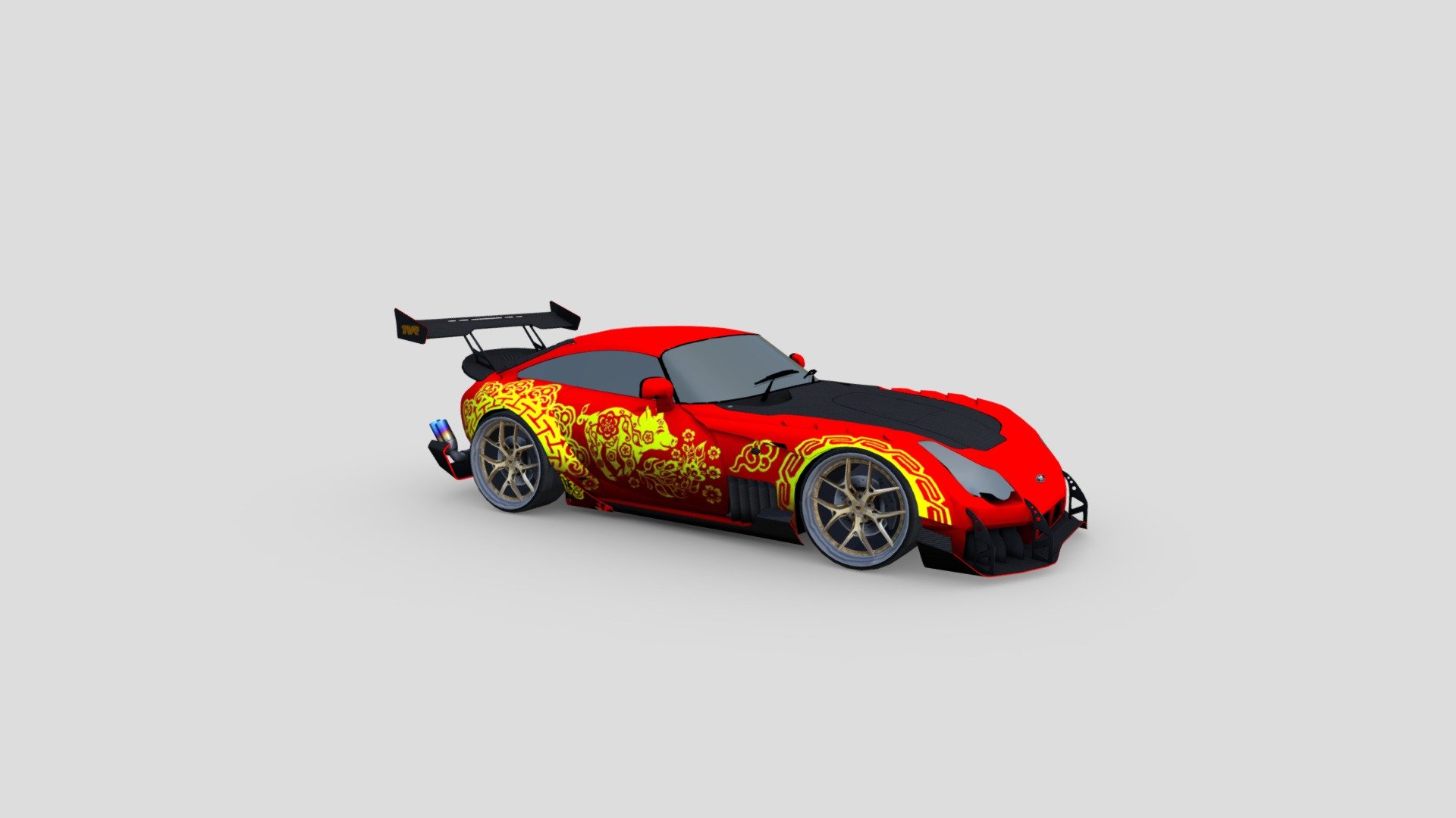 2005 TVR SAGARIS SPECIAL 3D Model By Wasi204 hafizzwaseem88 