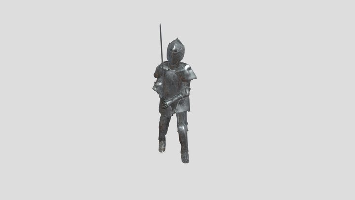 Medieval knight 3D Model