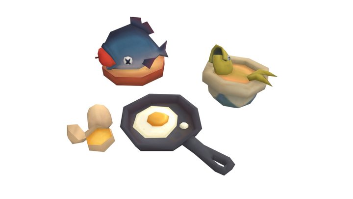 Food Models 3D Model