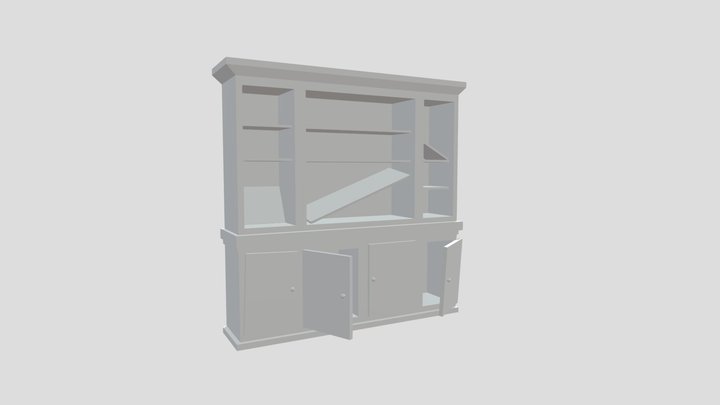 Broken down cabinet 3D Model
