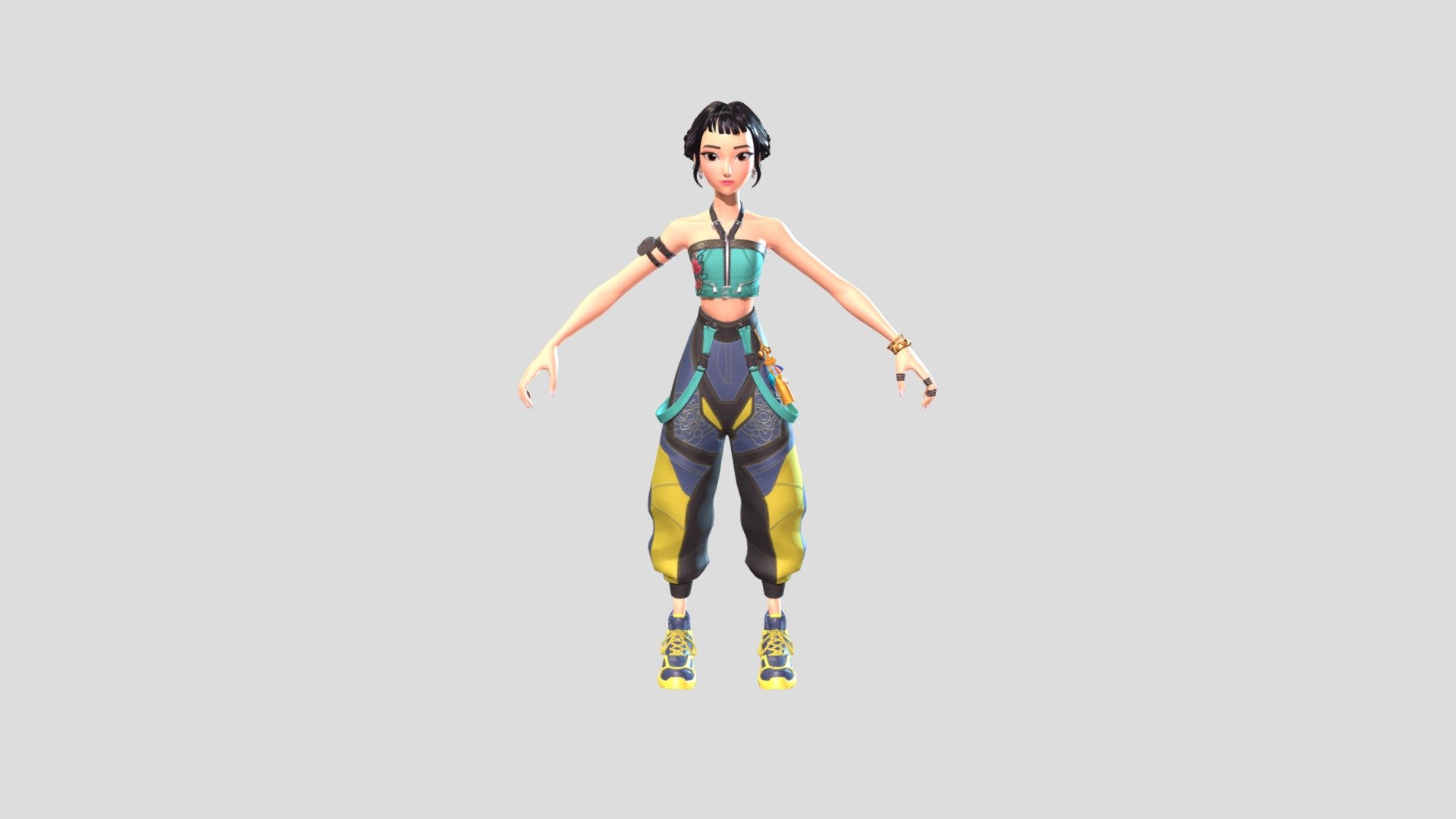 Zoey Fortnite x Huntr/x - Download Free 3D model by SP_OctoPie