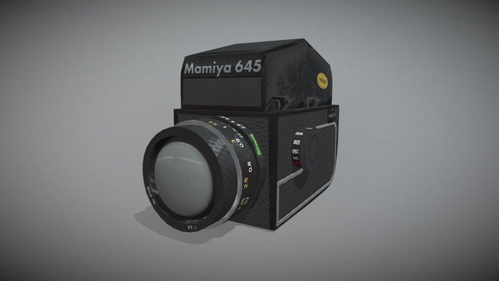 Mamiya 645 3D Model