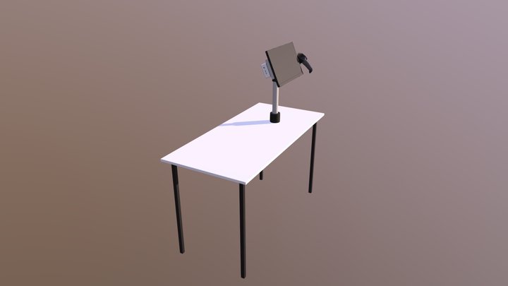 Table Tube- Stand 3D Model